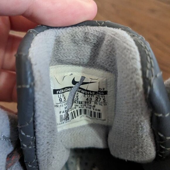 Men's NIKE Lebron XI NSW Lifestyle 616766-002 Miami Vice Wolf Grey Size 9.5 - Picture 12 of 14